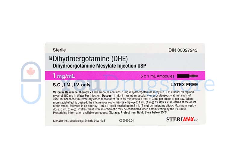 Dihydroergotamine (DHE) Injection 1mg/ml