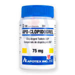 Clopidogrel 75mg 100 Tablets